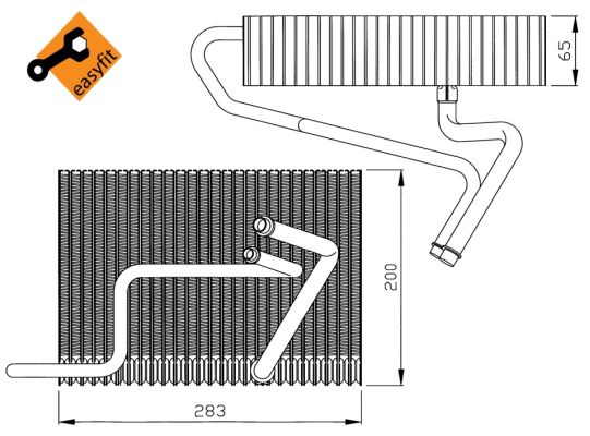 Evaporateur climatisation EASY FIT