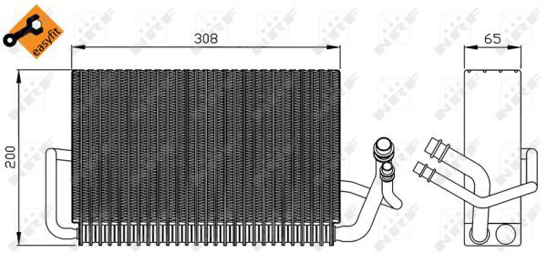 Evaporateur climatisation EASY FIT