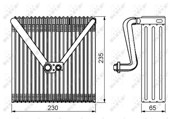 Evaporateur climatisation