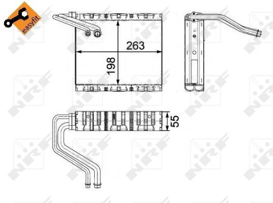 Evaporateur climatisation EASY FIT