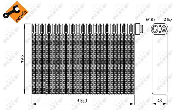 Evaporateur climatisation EASY FIT