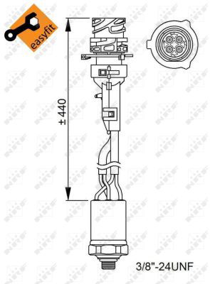 Pressostat, climatisation EASY FIT