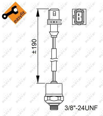 Pressostat, climatisation EASY FIT