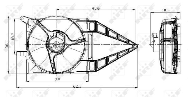 Ventilateur, refroidissement du moteur