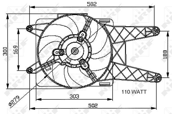 Ventilateur, refroidissement du moteur