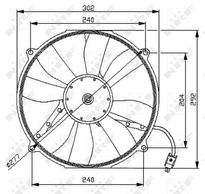 Ventilateur, refroidissement du moteur