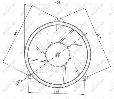 Ventilateur, refroidissement du moteur