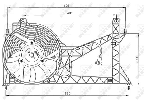 Ventilateur, refroidissement du moteur