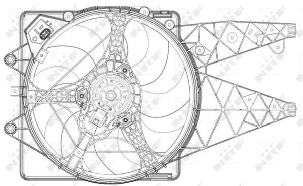 Ventilateur, refroidissement du moteur