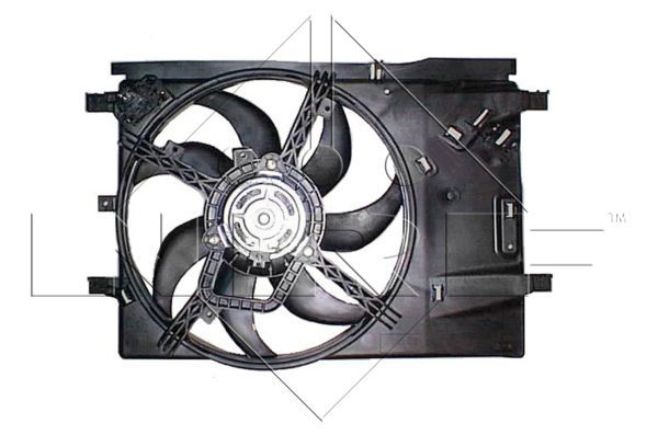 Ventilateur, refroidissement du moteur