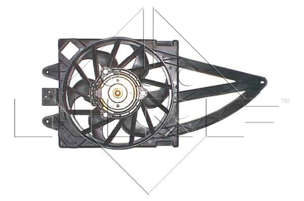 Ventilateur, refroidissement du moteur
