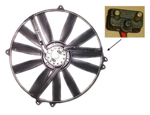 Ventilateur, refroidissement du moteur