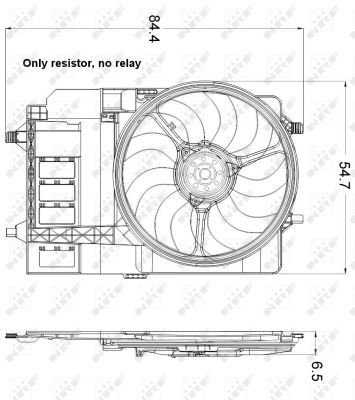 Ventilateur, refroidissement du moteur