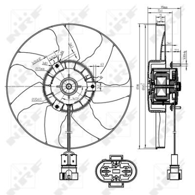 Ventilateur, refroidissement du moteur