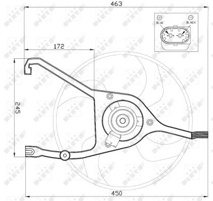 Ventilateur, refroidissement du moteur