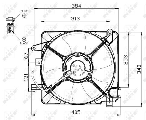 Ventilateur, refroidissement du moteur