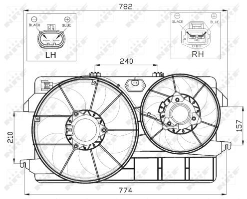 Ventilateur, refroidissement du moteur