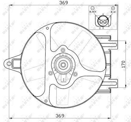 Ventilateur, refroidissement du moteur