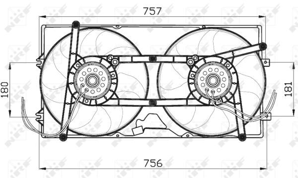 Ventilateur, refroidissement du moteur