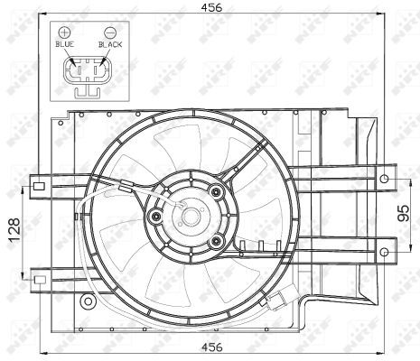 Ventilateur, refroidissement du moteur