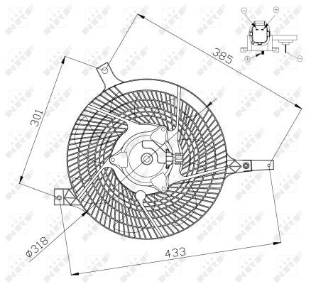 Ventilateur, refroidissement du moteur