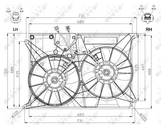 Ventilateur, refroidissement du moteur