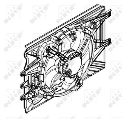 Ventilateur, refroidissement du moteur