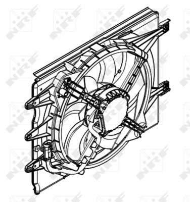 Ventilateur, refroidissement du moteur