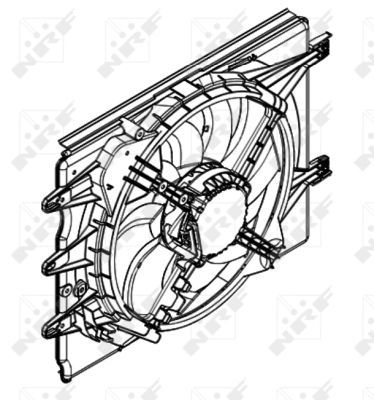 Ventilateur, refroidissement du moteur