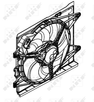 Ventilateur, refroidissement du moteur