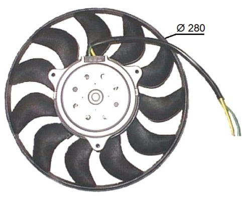 Ventilateur, refroidissement du moteur