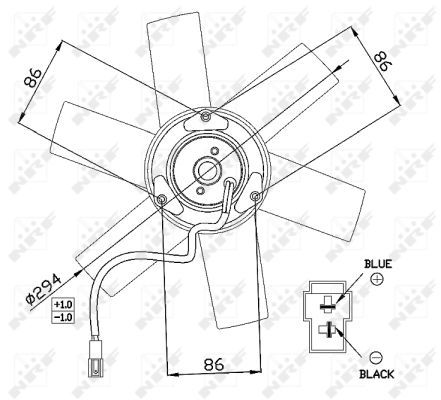 Ventilateur, refroidissement du moteur