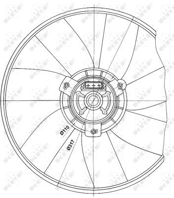 Ventilateur, refroidissement du moteur