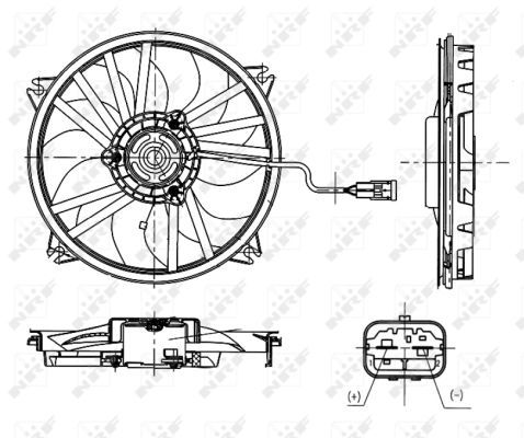 Ventilateur, refroidissement du moteur