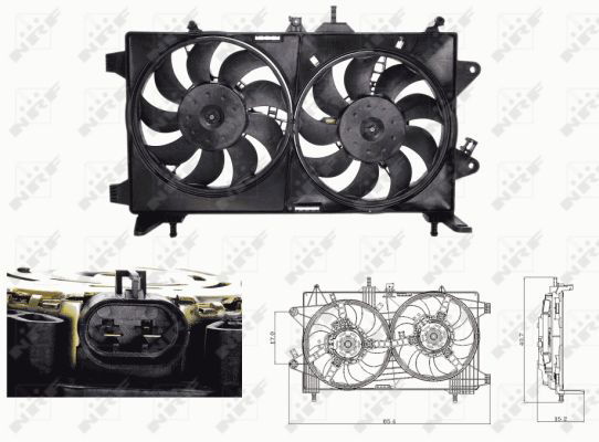 Ventilateur, refroidissement du moteur