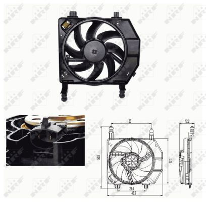 Ventilateur, refroidissement du moteur