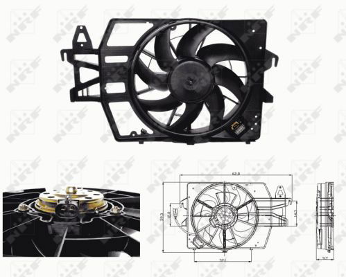 Ventilateur, refroidissement du moteur