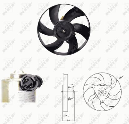 Ventilateur, refroidissement du moteur