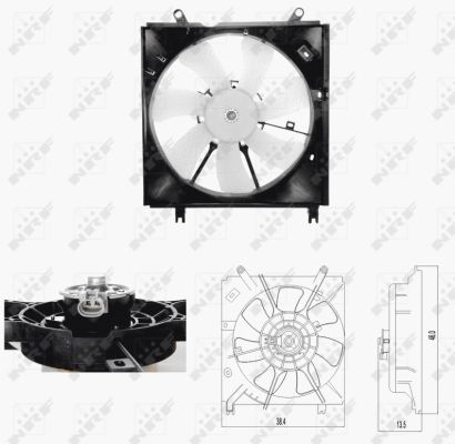Ventilateur, refroidissement du moteur