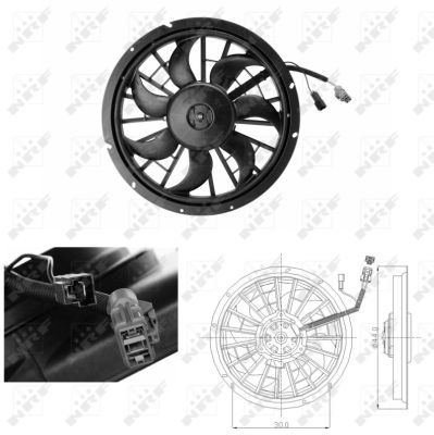 Ventilateur, refroidissement du moteur