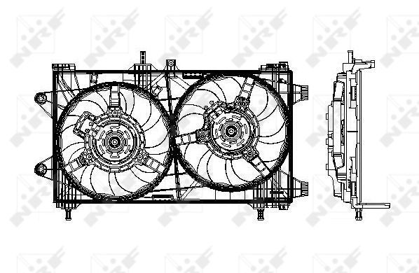Ventilateur, refroidissement du moteur