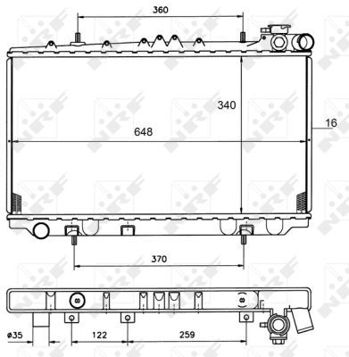 Radiateur, refroidissement du moteur