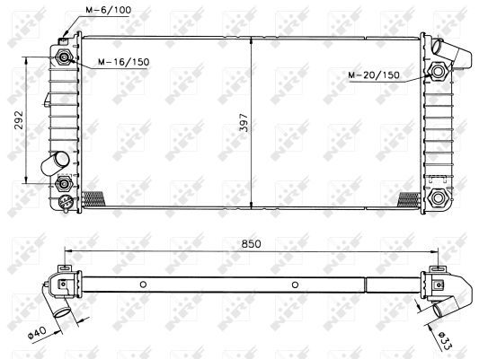 Radiateur, refroidissement du moteur