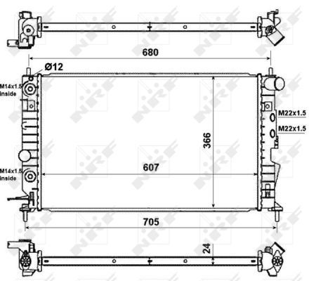 Radiateur, refroidissement du moteur