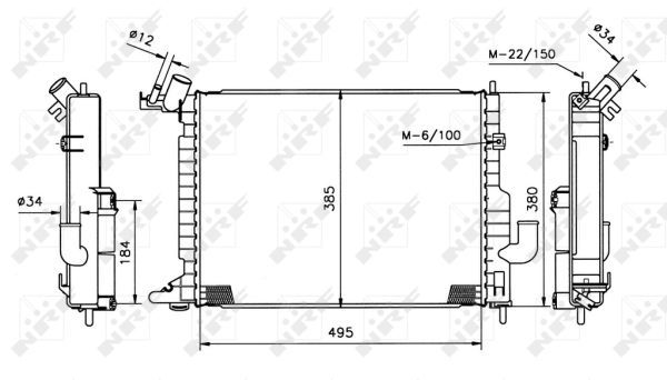 Radiateur, refroidissement du moteur