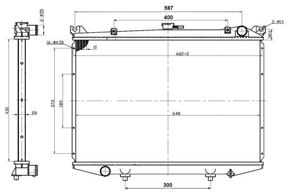 Radiateur, refroidissement du moteur