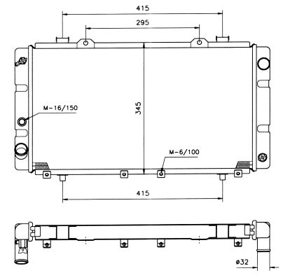 Radiateur, refroidissement du moteur