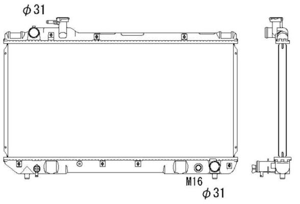 Radiateur, refroidissement du moteur
