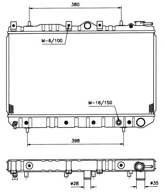 Radiateur, refroidissement du moteur