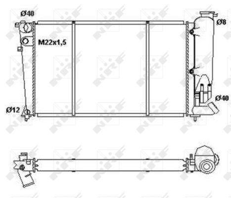 Radiateur, refroidissement du moteur